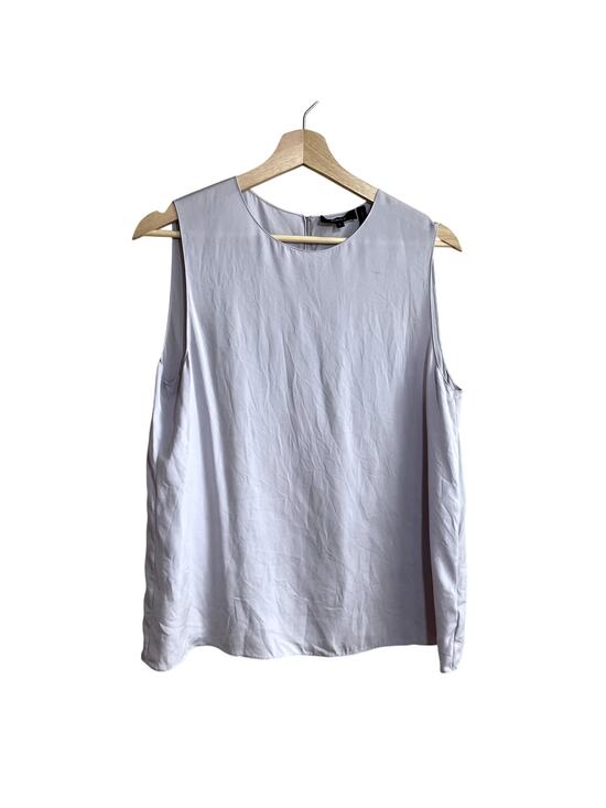 Theory Tops - Theory lilac silk top sleeveless tank top women's size large casual summer shirt